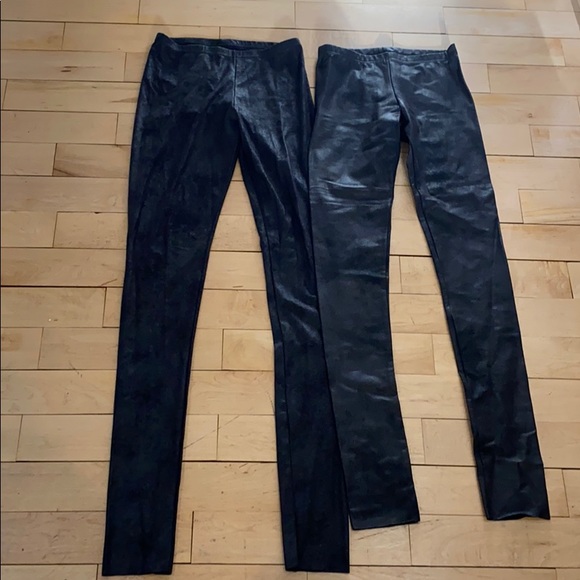 L.G.B Faux Leather Leggings Sz 0/1 - Picture 1 of 8